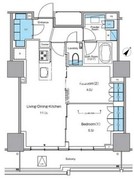 ルフォンプログレ渋谷ヒルトップ 1802 間取り図 ?>