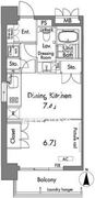 エステマール芝公園 1001 間取り図