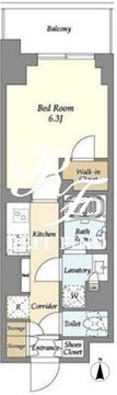 ドゥーエ亀戸 1106 間取り図