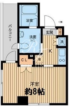 エスティメゾン武蔵小山 304 間取り図