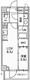 シーズンフラッツ押上テラス 501 間取り図