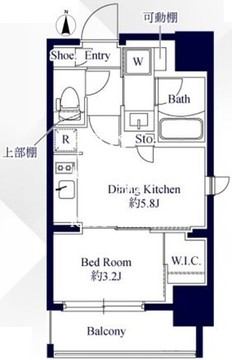 グランパセオ八丁堀2 402 間取り図