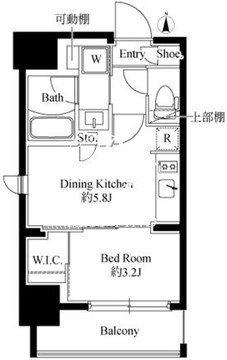 グランパセオ八丁堀2 503 間取り図