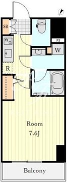 ヴィークブライト日本橋人形町 402 間取り図