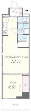 セフィーロ南千住 302 間取り図
