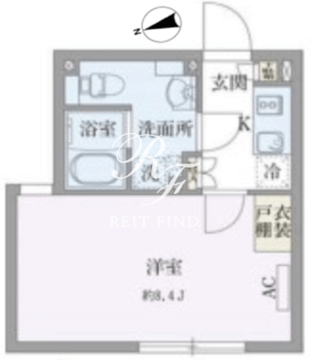 パセオ荏原中延 305 間取り図
