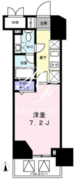 レジディア高輪桂坂 303 間取り図