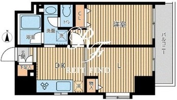 シティスパイア両国 401 間取り図
