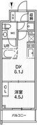 オルタナ浅草 703 間取り図