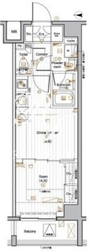 プレミアムキューブ池袋本町 605 間取り図