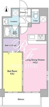 ラポール両国 901 間取り図