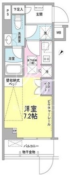 ＳＩＬ西五反田 106 間取り図