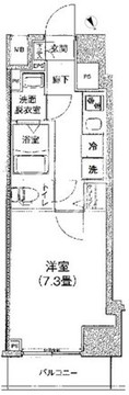 アイルプレミアム文京六義園 802 間取り図