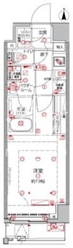 クレイシアIDZ王子 504 間取り図