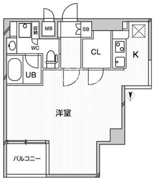 ラ・ステージ坂町 401 間取り図