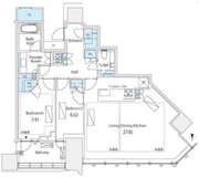 パークコート渋谷ザタワー 3504 間取り図