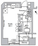 パークアクシス溜池山王 304 間取り図 ?>
