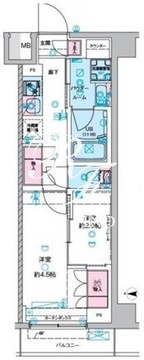 ジェノヴィア池袋本町 306 間取り図