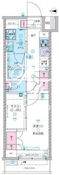 ジェノヴィア池袋本町 407 間取り図