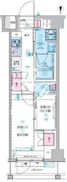 ジェノヴィア池袋本町 412 間取り図