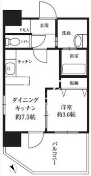 HF西新宿レジデンスイースト 903 間取り図