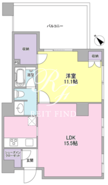 フォレストタウン参宮橋 307 間取り図