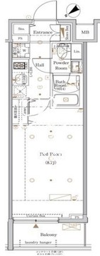 ザ・ログ日本橋 1003 間取り図