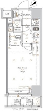 ザ・ログ日本橋 304 間取り図