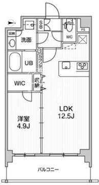 オルタナ墨田 302 間取り図