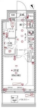 クレイシア大井町 705 間取り図