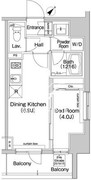 コンフォリア東池袋イースト 507 間取り図