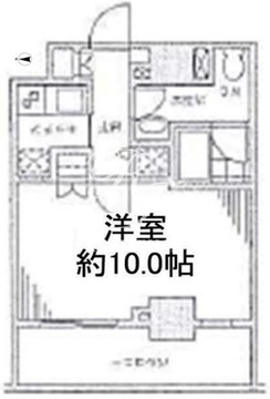 カスタリア門前仲町2 908 間取り図