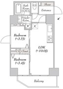 リテラス浅草橋イースト 201 間取り図