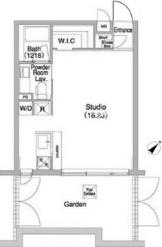 コンフォリア学芸大学 103 間取り図