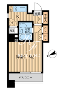 オーパスホームズ芝公園 701 間取り図