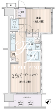 エスティメゾン豊洲レジデンス C-1002 間取り図