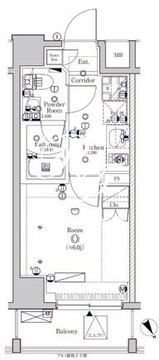 シーフォルム大井町 801 間取り図