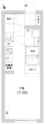 リーガランド江戸川橋 202 間取り図