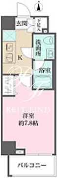 ベルフェリーク木場 303 間取り図