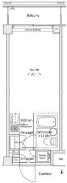 イプセ蒲田ウエスト 108 間取り図