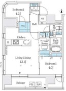 ジェイグランコート浅草 1001 間取り図