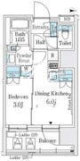 ジェイグランコート浅草 305 間取り図 ?>