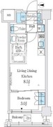 ジェイグランコート品川西大井イースト 318 間取り図