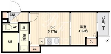 ラクラス三軒茶屋 201 間取り図