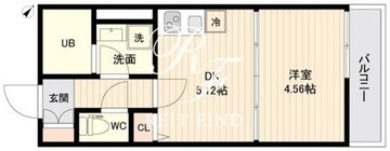 ラクラス三軒茶屋 303 間取り図
