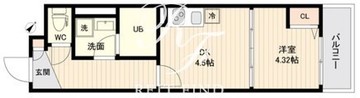 ラクラス三軒茶屋 306 間取り図