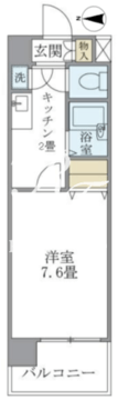 イーストコート芝 404 間取り図