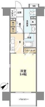 クリオ五反田 903 間取り図