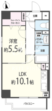 メゾンドソレイユ・シノハラ 403 間取り図