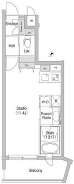 コンフォリア用賀 309 間取り図